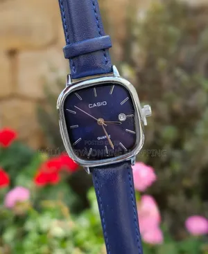 Casio Leather Strap Watch For Men
