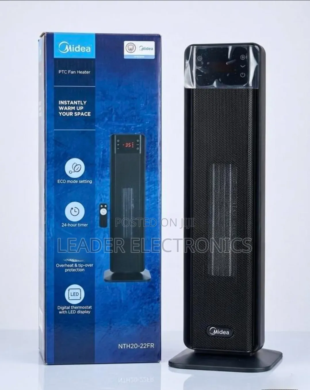 Midea PTC Fan Heater – Instantly Warm Up Your Space