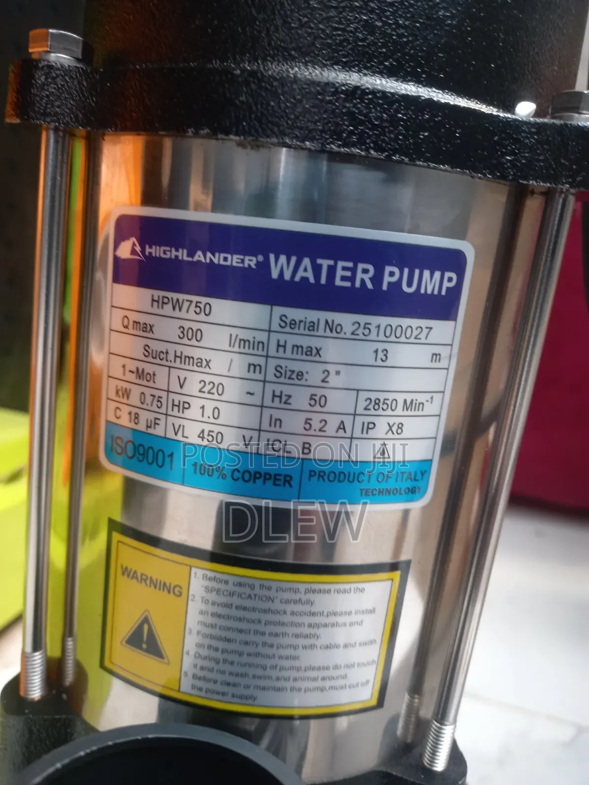 Weter Pump 1hp