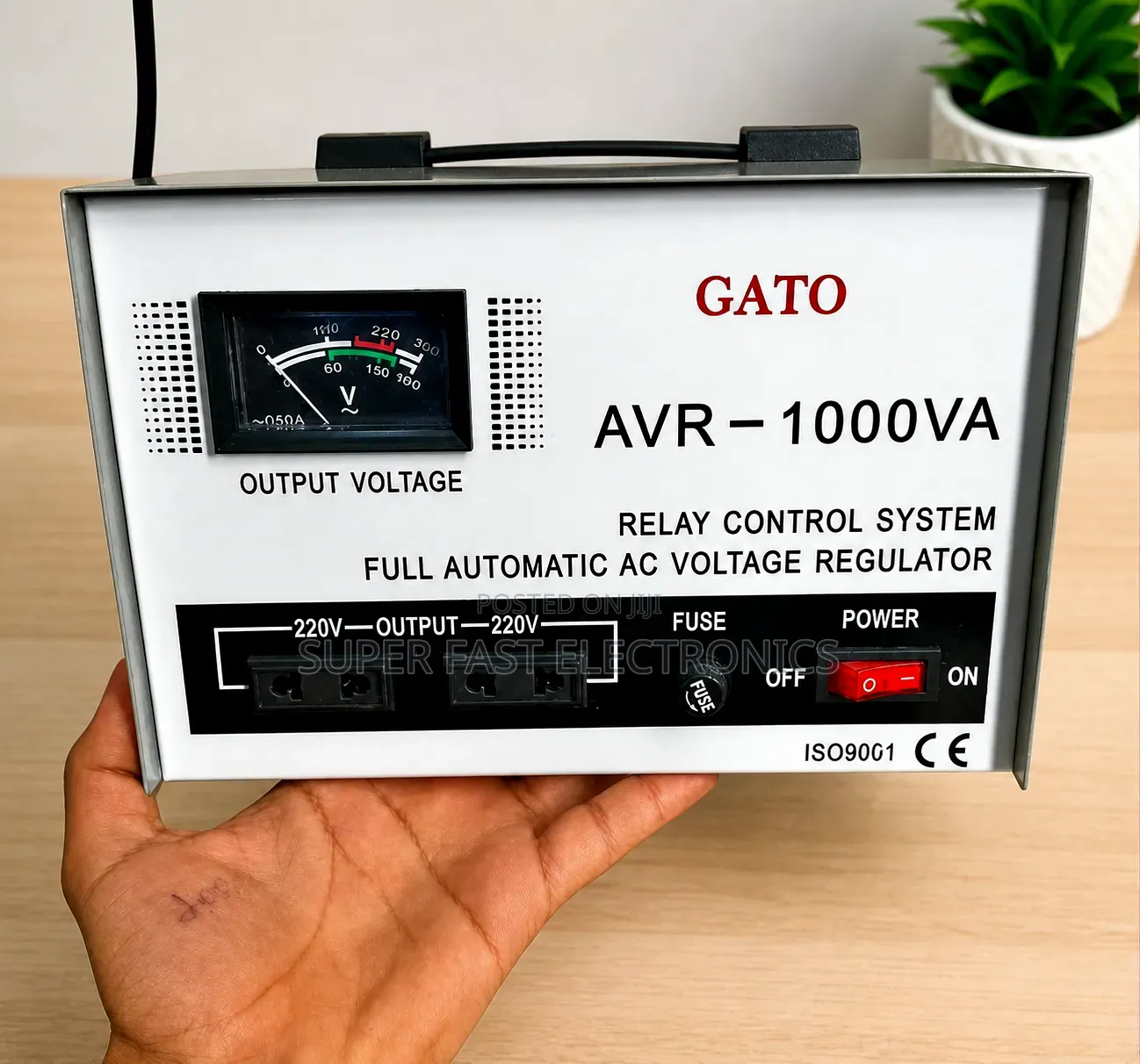 Gato Stabilizer Avr-1000va Full Automatic Ac Voltage Regulator