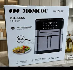 Momcoc Air Fryer 8.0l Xl Digital Oil-Less (1800w)