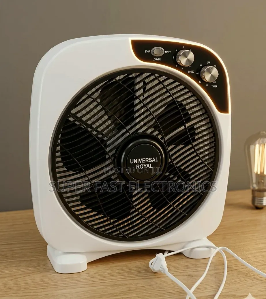 Universal Royal 12" Premium Portable Box Fan