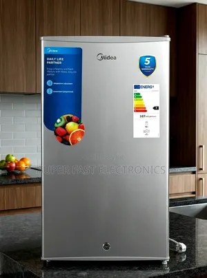 Midea Refrigerator 1door Single Dor Compact Refrigerator Silver Finish