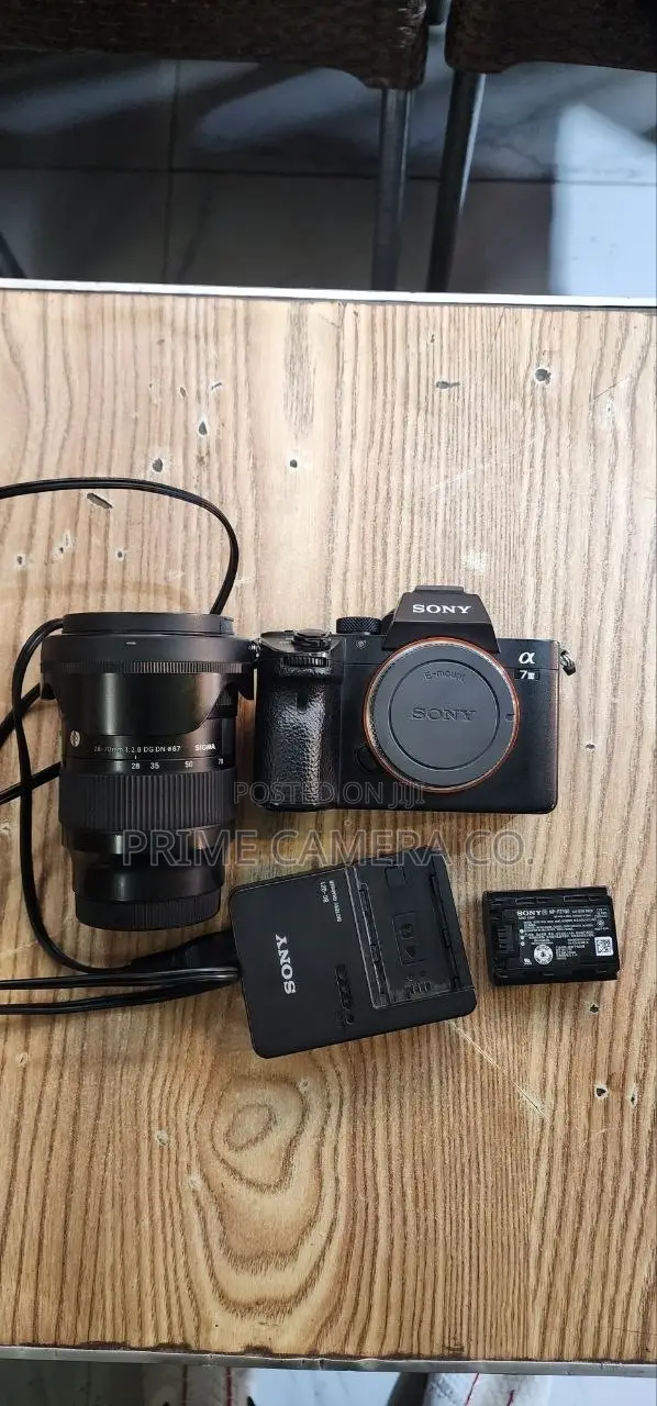 Sony A7iii Camera With Sigma 28-70mm F/2.8 Lens (Slightly Used)