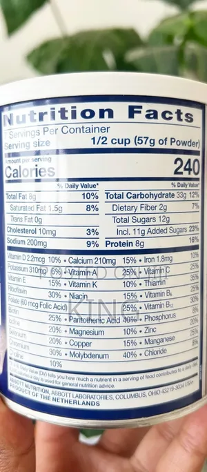 Ensure Original Nutrition
