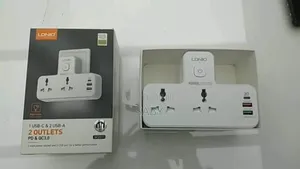 5-in-1 Power Socket With a 2500w Capacity.