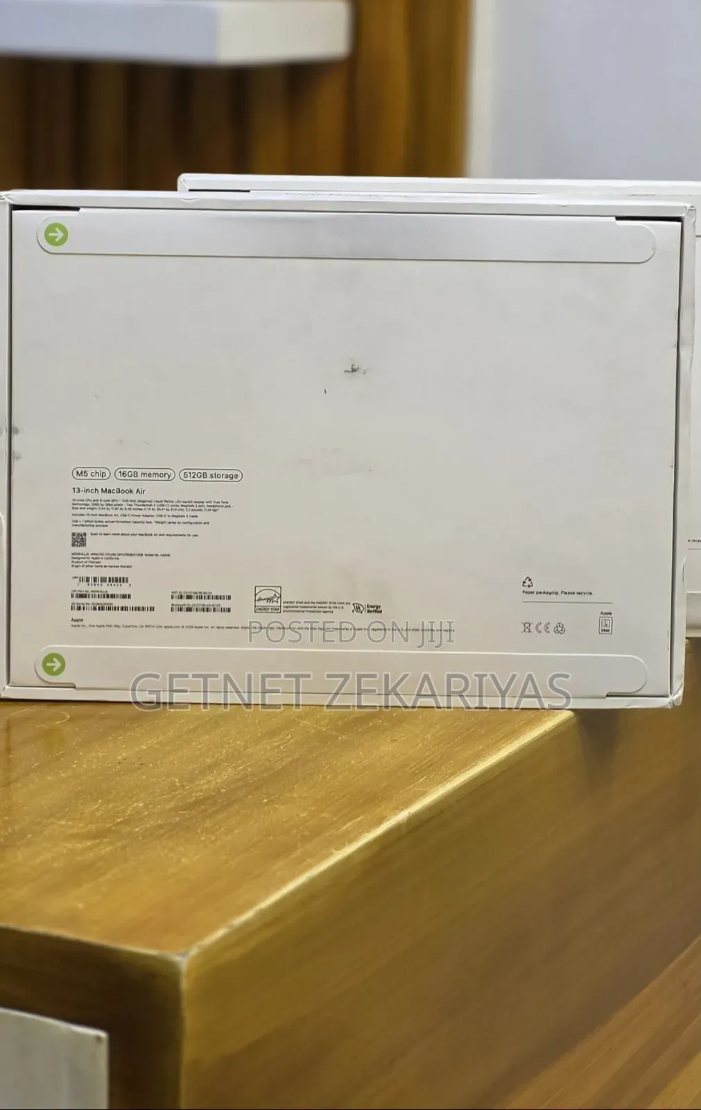 New Laptop Apple MacBook Air 2026 M5 13-inch 16GB Apple M5 SSD 512GB