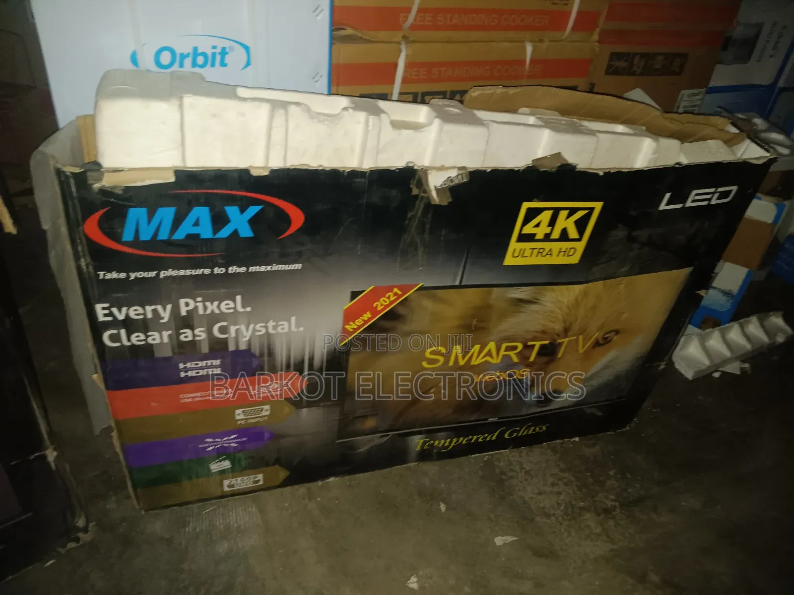 Max Smart Tv 55 Inch Andraid Doubel Gelass 2025 Quality Tv Hifi