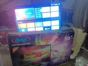 Orbit Smart Tv 50 Inch Andraid Doubel Gelass 2025 Quality Brand Tv