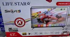 Life Star 43" New 2026 Smart Tv 10 Years Warranty Free Delivery