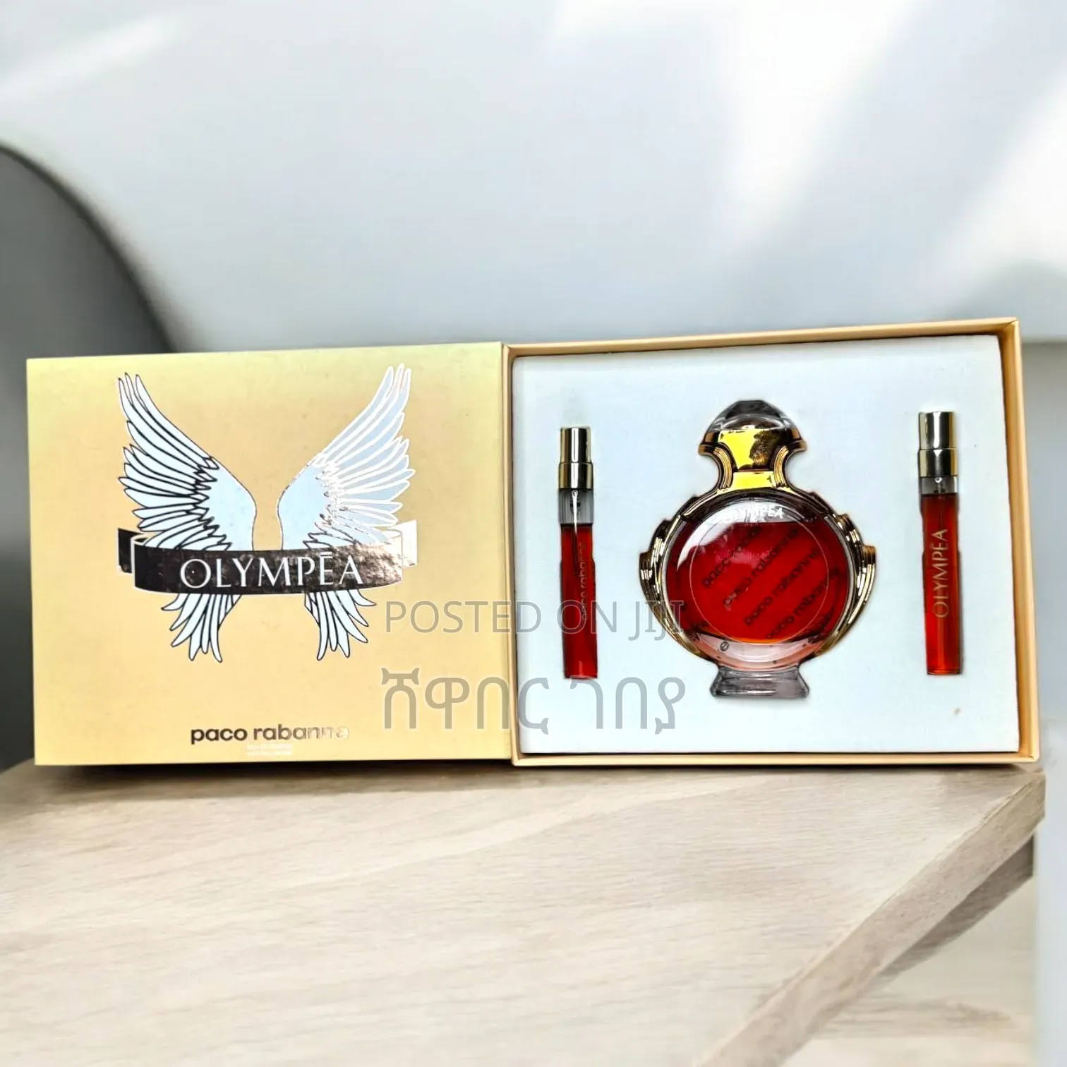 Original Paco Rabanne Olympea Perfume Set - 100ml + 2x10ml