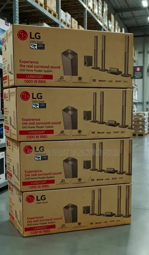 Lg Home Theater System 1000w RMS Sound, Bluetooth Tallboy Speakers
