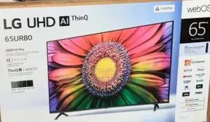 Lg 65" Webos Smart Uhd Tv 10 Years Warranty Free Delivery