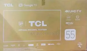 TCL 55" New 2025 Android Smart Tv 5 Years Warranty Free Delivery