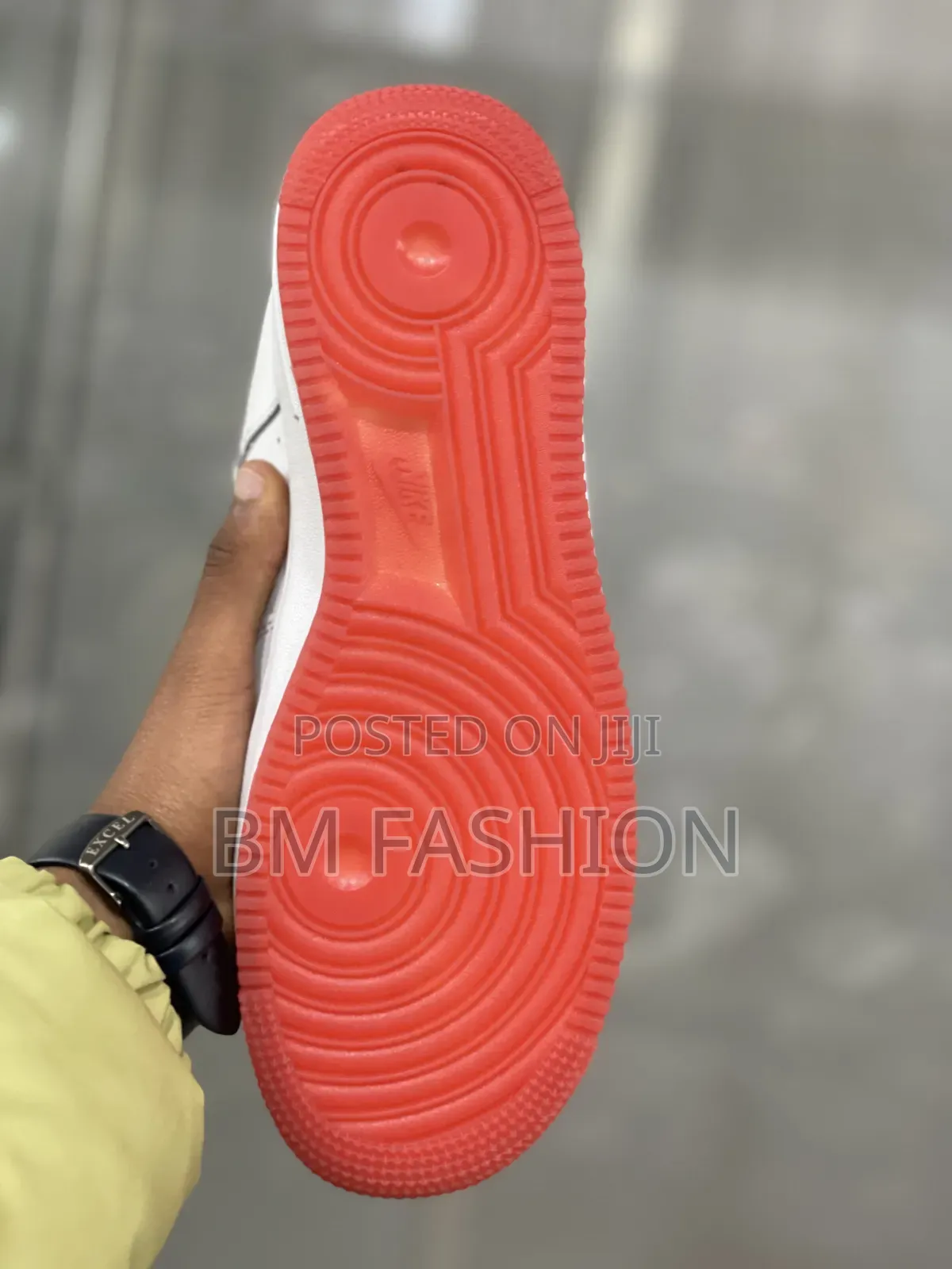 Nike Air Force 1 Low "White/University Red" Jewel