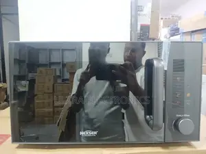 Microwave Oven Nexser Brand 20-Liter With a Silver Finish