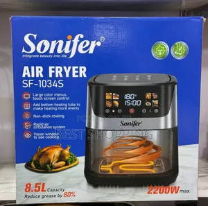 Sonifer Digital Air Fryer With 8.5 Liter Capacity
