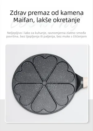 This Is a 7-Heart Non-Stick Breakfast Frying Pan