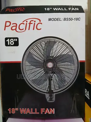 Fan Pacific Bs50-18c 18" Wall Fan With a 5-Wing Blade Design