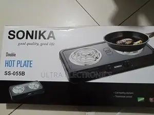 Stove Sonika Ss-055b Double Hot Plate a 2000w Coil Heating Element.