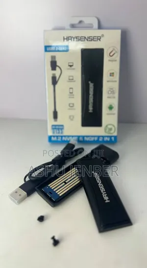 Haysenser Hy-M1058 M.2 Nvme NGFF 2-in-1 Enclosure