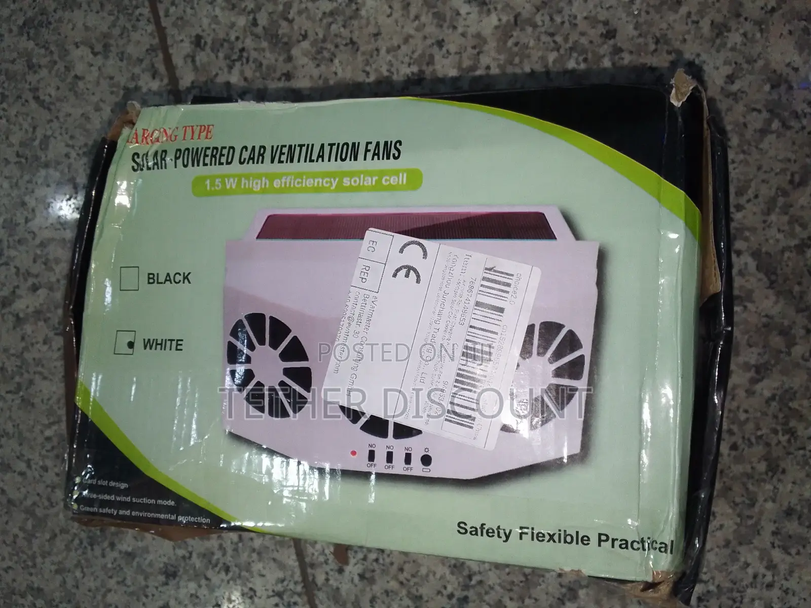 Solar-Powered Car Ventilation Fans