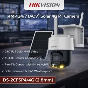 Hikvision Ds-2cfsp4/4g 4mp 24/7 Solar 4g Pt Camera.