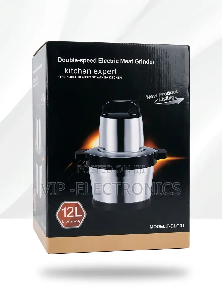 Kitchen Expert 12l Large Capacity Double Speed Electric Meat Grinder