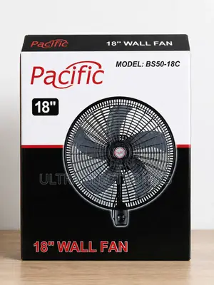 Pacific Bs50-18c 18" Wall Fan. This Industrial-Style Fan Features 5