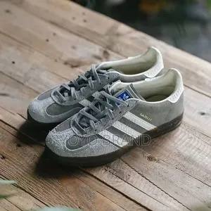 Adidas Gazelle Indoor Grey Wolf Gray Sude Unisex Fashion Shoes