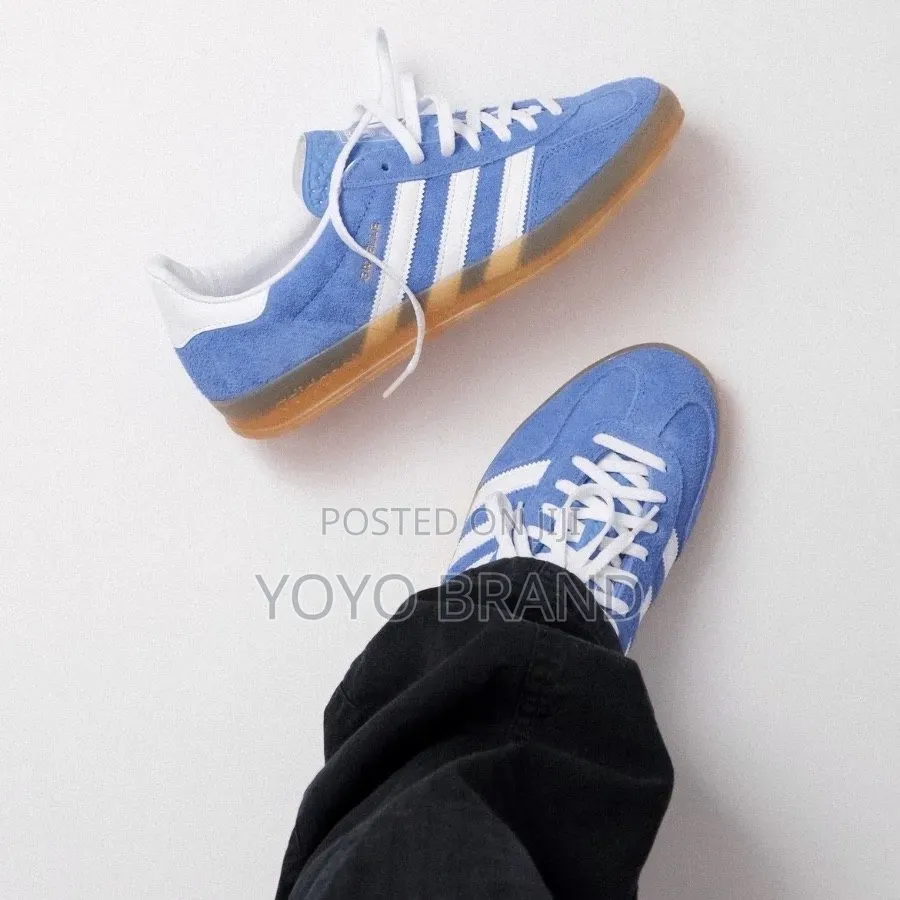 Adidas Gazelle Indoor Blue Fusion Unisex Fashion Shoes