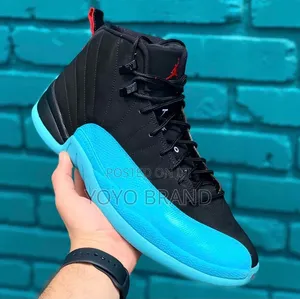 Air Jordan 12 Retro "Gamma Blue"Unisex Fashion Boots