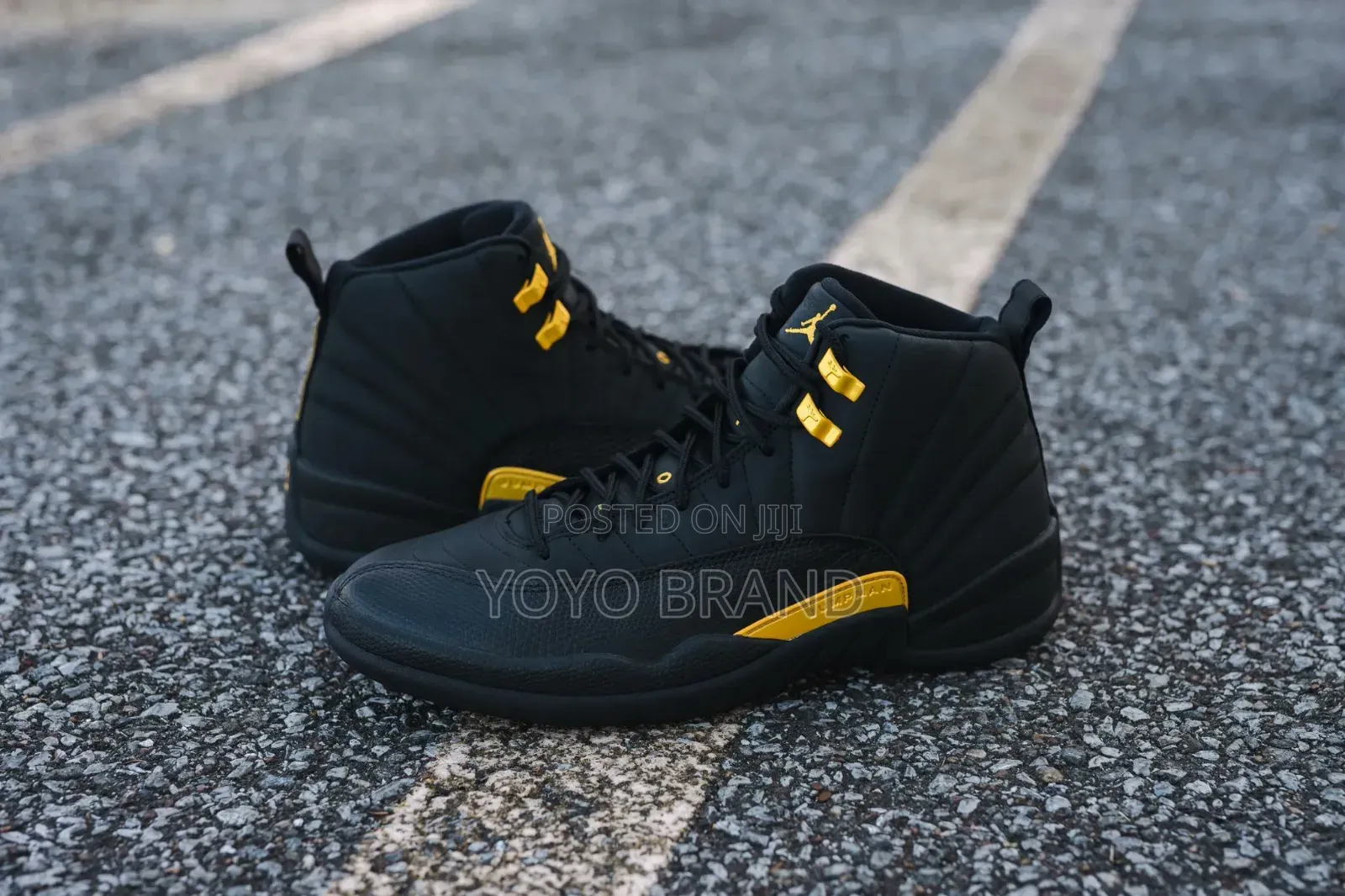Air Jordan 12 Retro Unisex "Black Taxi"Unisex Fashion Boots