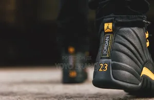 Air Jordan 12 Retro Unisex "Black Taxi"Unisex Fashion Boots
