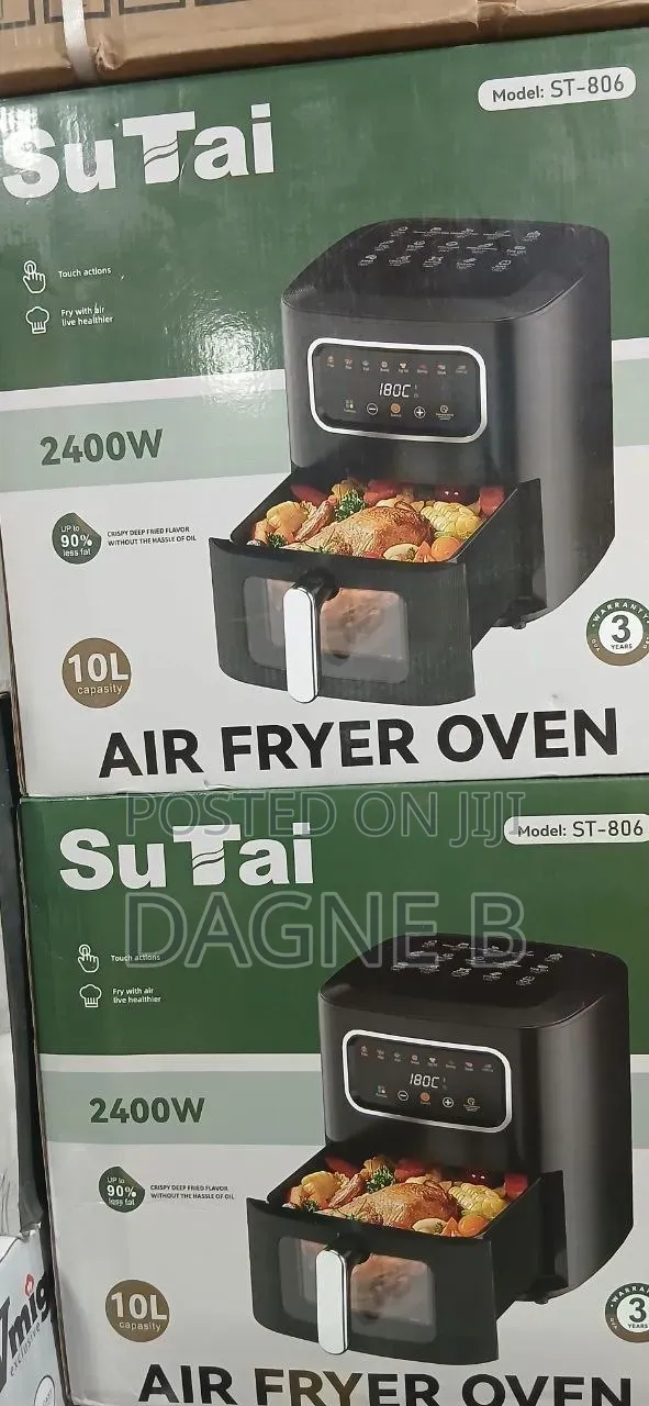 Su Tai 10l Air Fryer Oven ሱ ታይ 10 ሊትር የለዘይት መጥበሻ ኦቭን