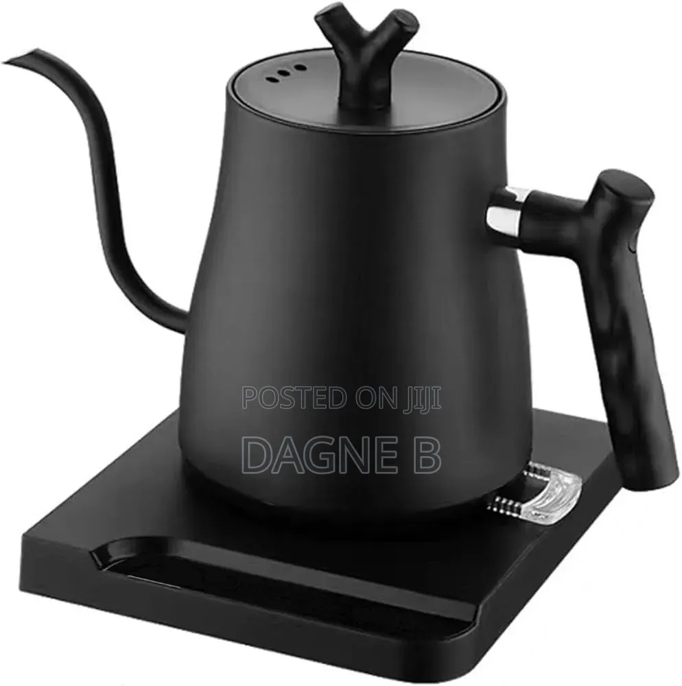Electric Gooseneck Coffee Kettle የኤሌክትሪክ የቡና ማንቆርቆሪያ እና ማቅረቢያ