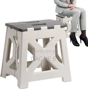115kg Capacity Foldable Chair ተጣጣፊ ወንበር