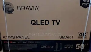 Bravia 50" Qled New 2026 Webos Hub Smart Tv 10 Years Warranty