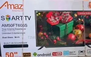 Amaz 50" New 2026 Smart Tv 10 Years Warranty_free Delivery