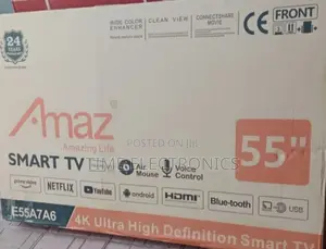 Amaz 55" New 2025 Webos Hub Smart Tv 10 Years Warranty