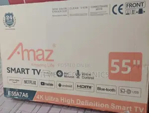 Amaz 55" New 2025 Webos Hub Smart Tv 10 Years Warranty