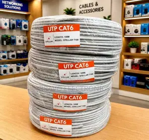 Stellar Utp Cat6 Network Cable Half Copper 100m