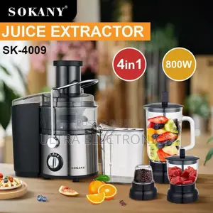 Sokany 4-in-1 Multifunction Juicer Extractor, Model Sk-4009.