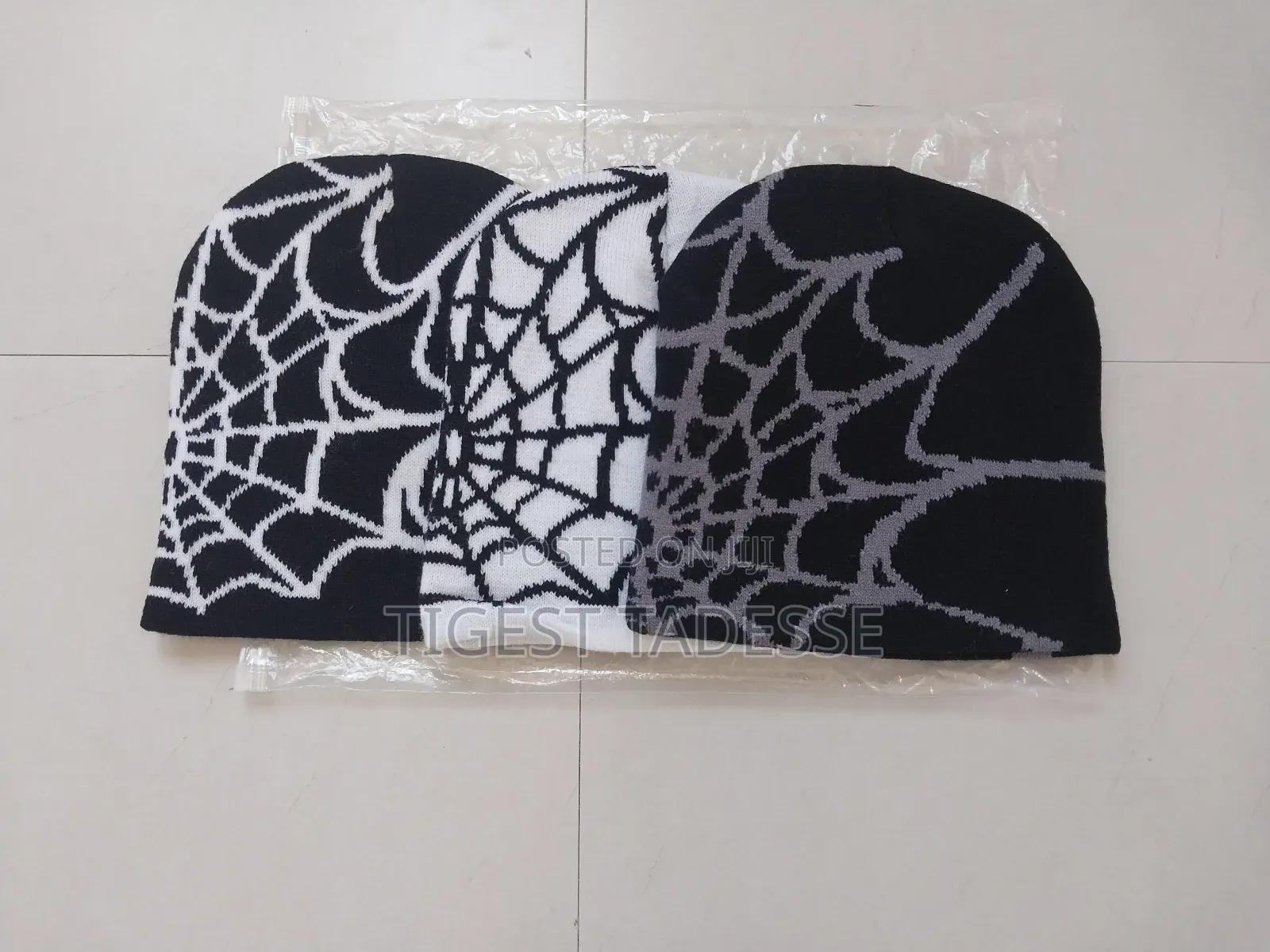 Spider Web Beanies