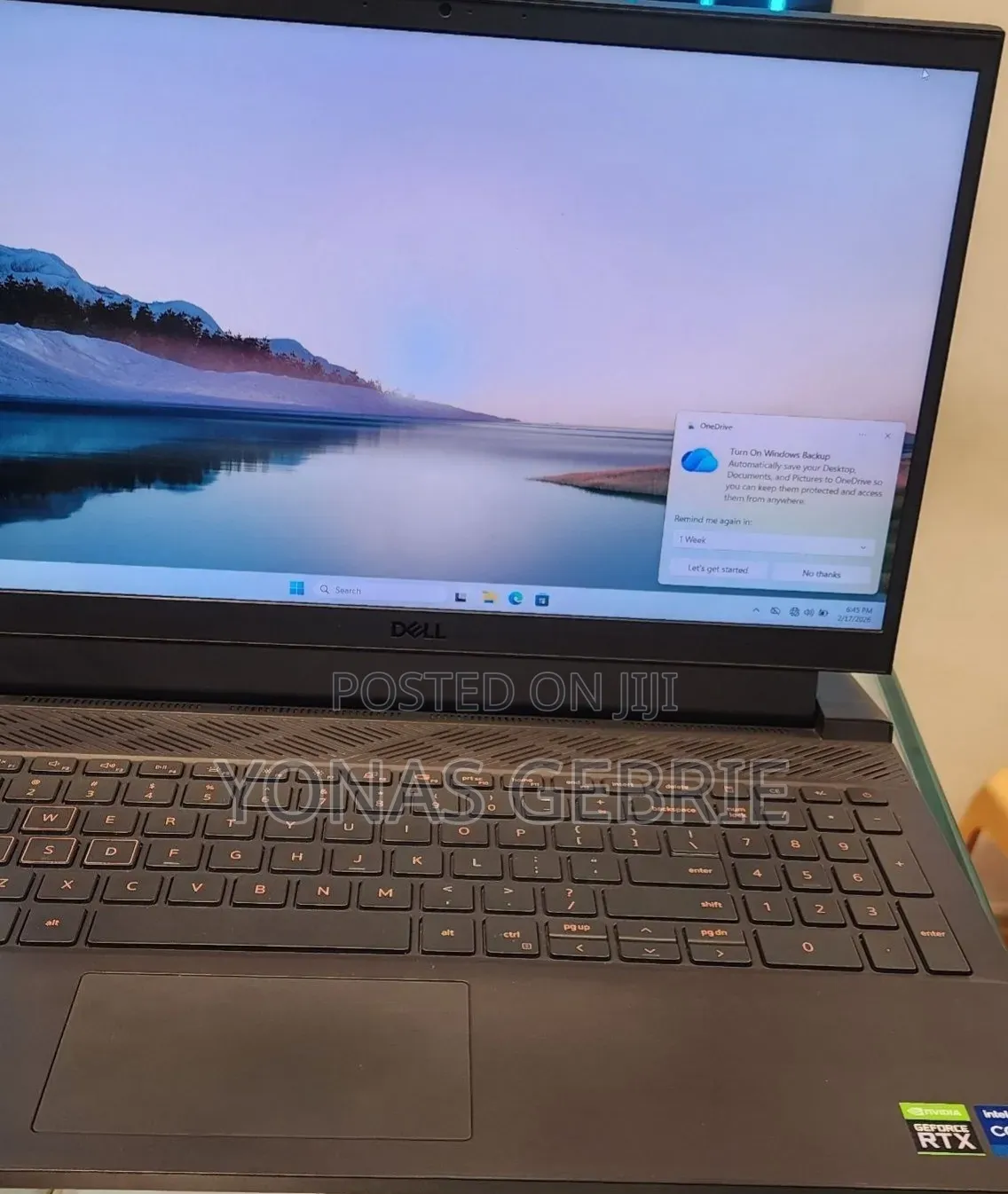 New Laptop Dell 16GB Intel Core i7 SSD 512GB