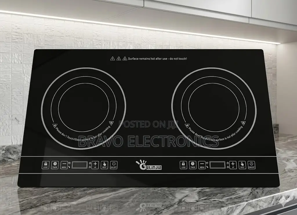 Gelinjie Double Induction Cooker | 7000w | Ceramic Top Digital Stove