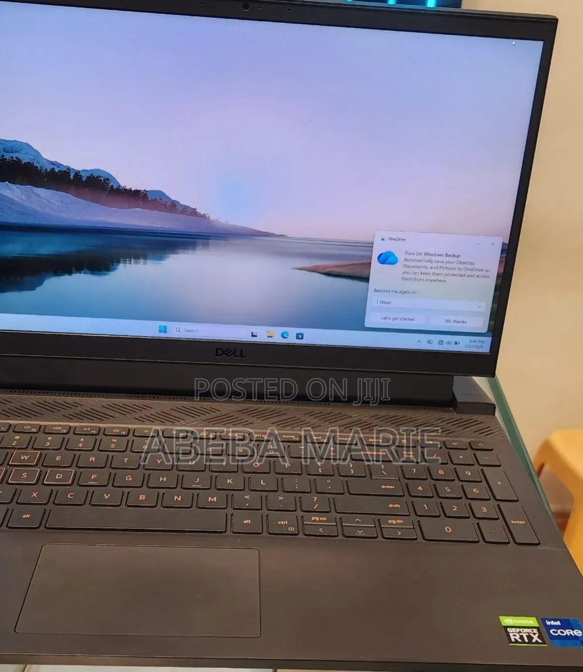 New Laptop Dell G15 5535 16GB Intel Core i7 SSD 512GB