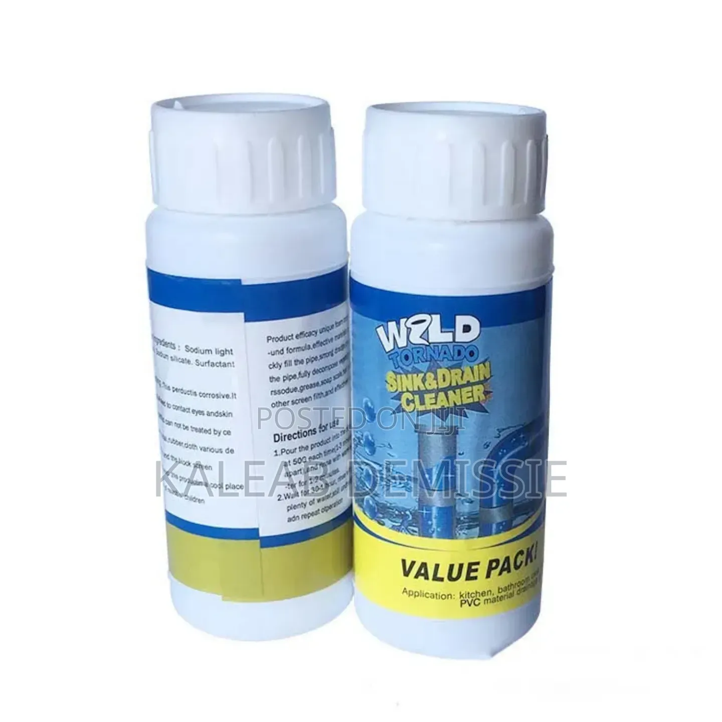 Tornado Sink and Drain Cleaner ለኩሽና,ለሽንት ቤት , ለሲንክ, ለሻውር ቤት, መፅጃ