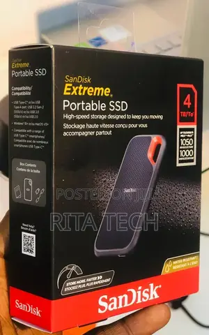 Sandisk Portable SSD – 4tb
