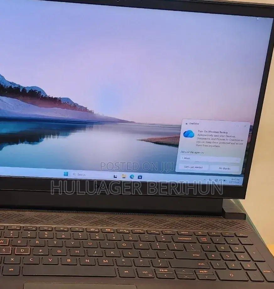 New Laptop Dell G15 5511 16GB Intel Core i7 SSD 512GB